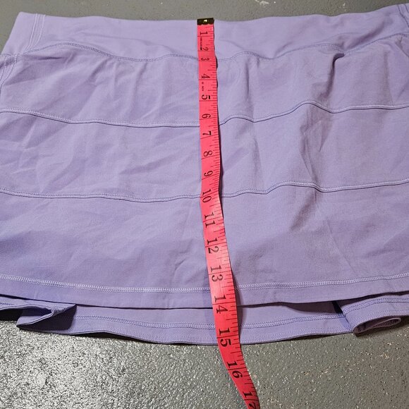 Lululemon Lilac Smoke pace Rival Skirt Long sz 14 - Picture 9 of 9